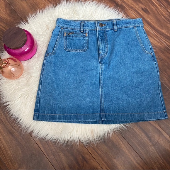 Levi's Dresses & Skirts - Levi orange tab denim skirt